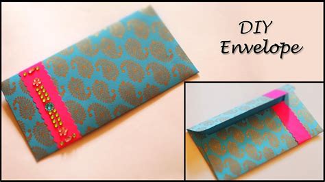 Envelope Making Tutorial Diy Designer T Envelope Paper Art And Crafts