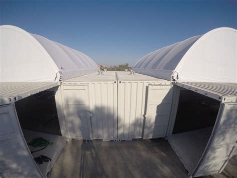 Smart And Savvy Shelters Living And Working Under A Container Dome