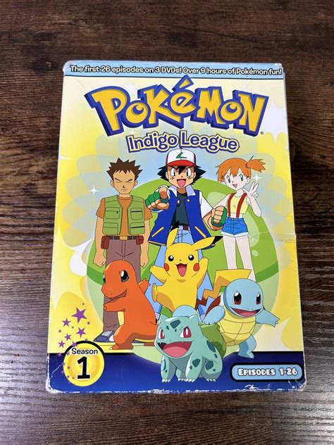 Pokemon Indigo League Season 1 Dvd Box Set Episodes 1 26 Viz Media 2006