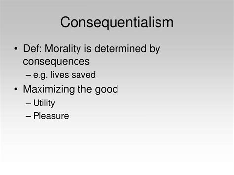 Ppt Consequentialism V Deontology Powerpoint Presentation Free