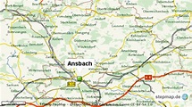 Ansbach von frl_mummenschantz - Landkarte für Deutschland