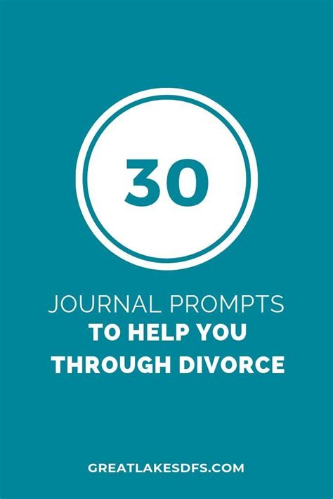 30 Journal Prompts To Help You Through Your Divorce Gldfs Journal