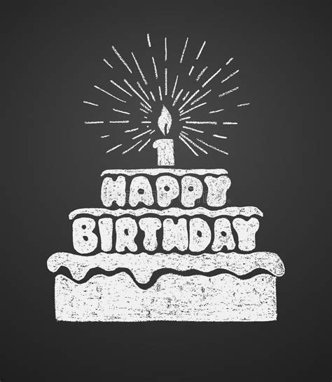 Unsplash has the best happy birthday images. Cake With A Candle And Happy Birthday Text. Vector ...