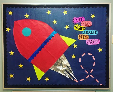 Preschool Bulletin Board Vbs 2017 Galactic Starveyors Rocket Ship