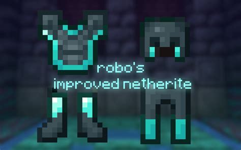 Robos Improved Netherite Minecraft Texture Pack