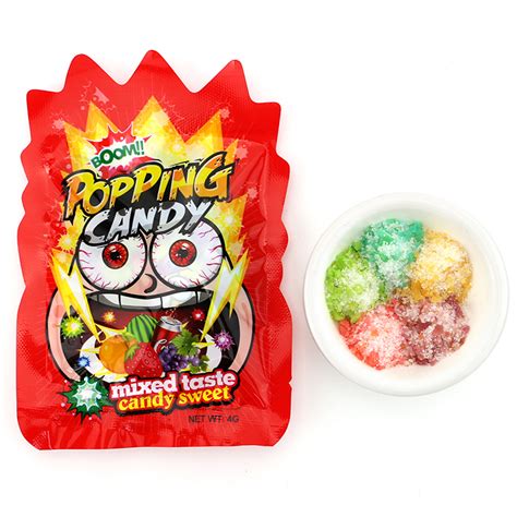 Supply Halal Magic Pop Rocks Candy Mix Fruit Flavors Popping Candy