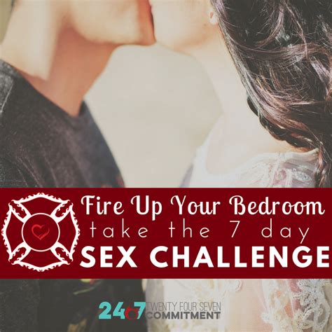 Take The 7 Days Of Sex Challenge Firefighter Wife