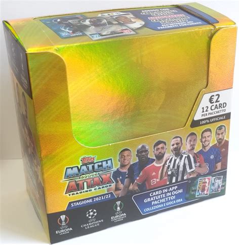 Match Attax Champions League 2021 22 Box 24 Packs Cards Italian Ed