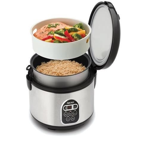 Aroma Cup Digital Rice Cooker Slow Cooker Food Steamer Best Food