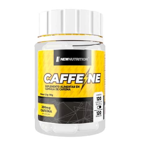 Cafeína Newnutrition 200mg 120caps Sporthit