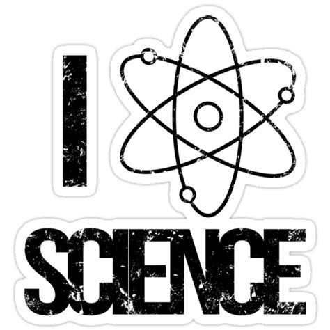 Paper science sticker technology knowledge, science, laboratory things illustration png clipart. "Excuse Me While I Science: I Love Science - Black Text ...