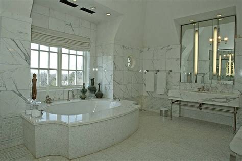 Carrara Marble Master Bath Home Builders Custom Home Builders