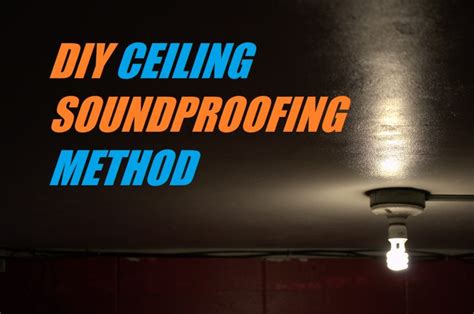 Plans to soundproof a ceiling as inexpensively as possible depending on whether it is finished or unfinished; How to Soundproof a Ceiling (DIY solution for noisy ...