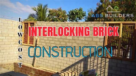 Interlocking Brick Construction Methodology Youtube