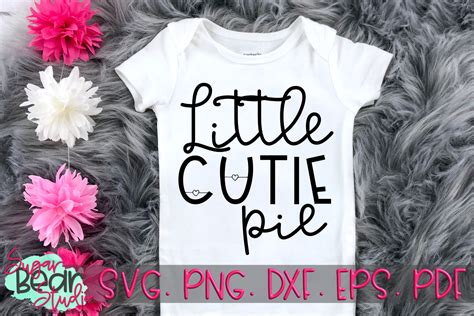 Little Cutie Pie A Cute Svg 344825 Svgs Design Bundles