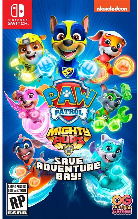 Juego Switch Paw Patrol Mighty Pups Save Adventure Bay Valrobcell