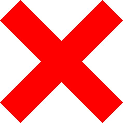 X Sign Png png image