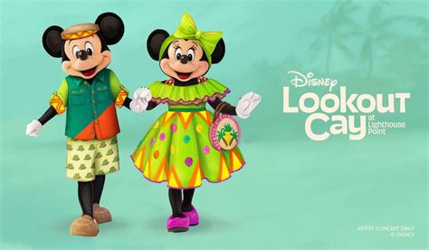 Mickey And Minnie Debut New Bahamian Outfits For Lookout Cay At