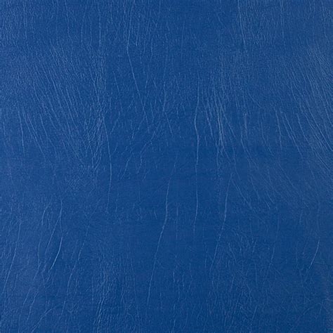 Ocean Blue Solid Leather Hide Grain Indoor Outdoor Vinyl Upholstery Fabric