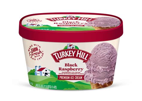 Turkey Hill Dairy Black Raspberry Premium Ice Cream Fl Oz Walmart Com