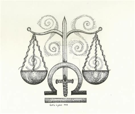 Libra Scale Drawing At Getdrawings Free Download