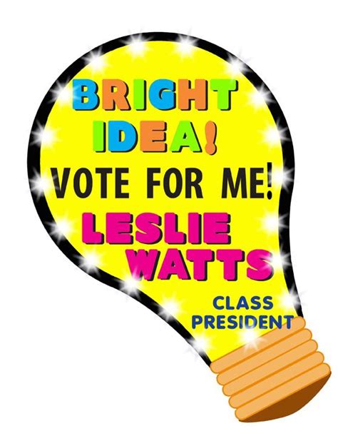 Make A Vote For Me Poster School Election Poster Ideas School
