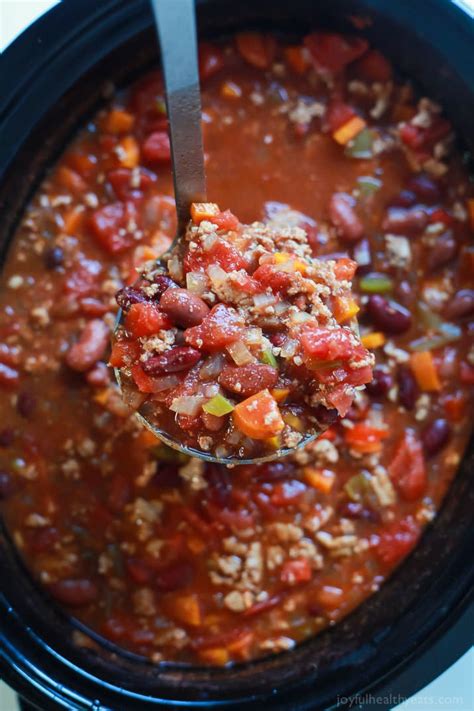 The Best Crock Pot Chili Recipe Slow Cooker Turkey Chili