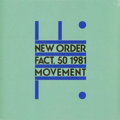 New Order Movement Vinyl Lp 1981 Eu Reissue Hhv