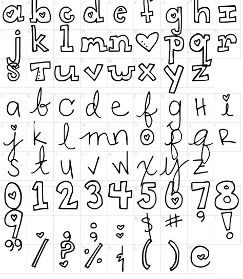 Unicode has a tonne of cool letters and special symbols that you can copy and paste, and most of the fancy letters are supported in most browsers and operating systems. DJB 2 Cute 4 U Font Download