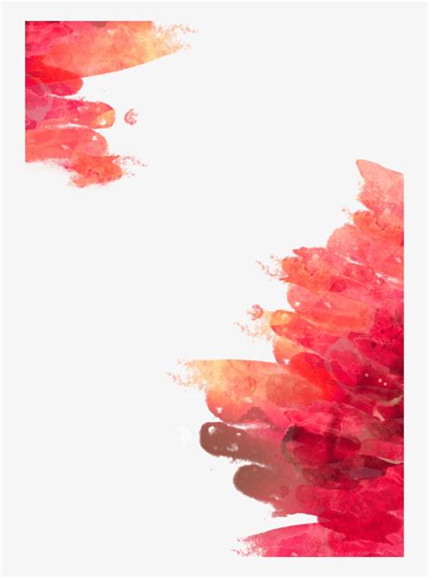 Watercolor Splash Png Clipart Red Watercolor Background Png