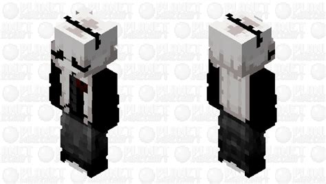 White Hair Girl Minecraft Skin