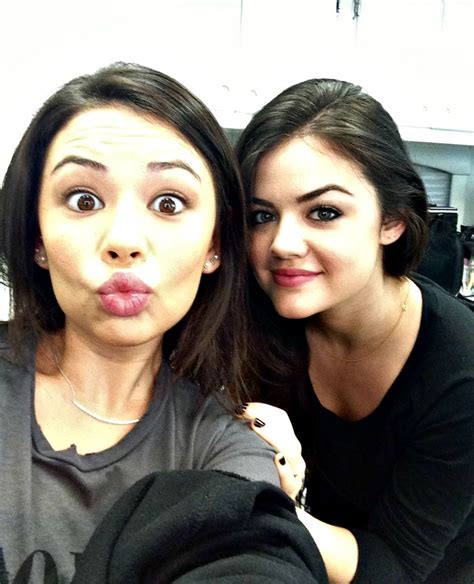 janel parrish takes us behind the scenes of pretty little liars before tonight s season finale