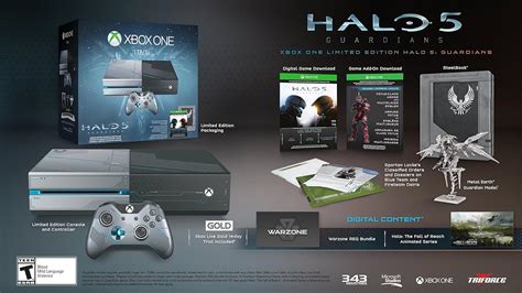 Xbox One Halo 5 Guardians Limited Edition 1tb Bundle Ret