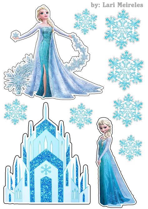 Topo De Bolo Elsa Frozen Frozen Elsa Cake Topper Disney Frozen