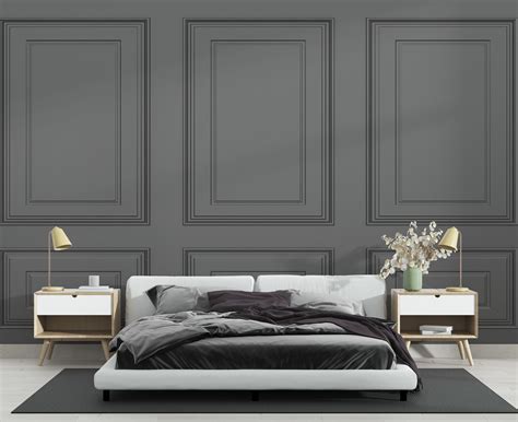 Classic Black Wall Removable Wallpaper Murals By Welovewallz Etsy Uk