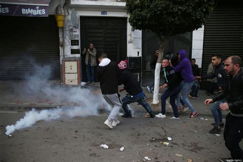 Algerian Students Protest Against The Fifth Term Of Abdelaziz