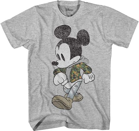 Disney Mickey Mouse Camo Camouflage Disneyland World Retro Classic