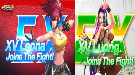 King Of Fighter All Star Kof Xv Leona And Xv Luong Trailer Youtube