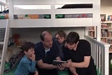 Rep. Jared Polis reads gay bunny book to his children for family story time