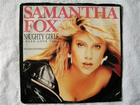 Samantha Fox Naughty Girls Need Love Too Usa 7 Music