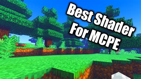 The Best Shader For Mcpe Youtube