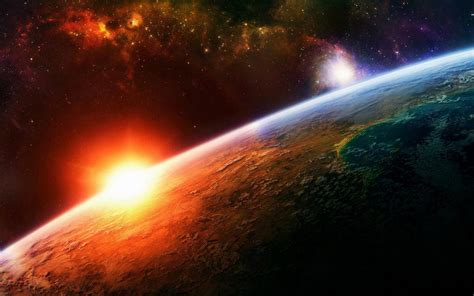 Weltraum Sunrise Hintergrund - Amazing Space!!! Hintergrund (37899124 ...
