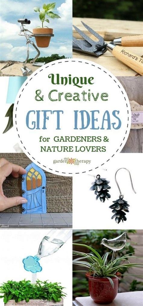 Maybe you would like to learn more about one of these? Uniquely Creative Gifts for Gardeners & Nature Lovers ...