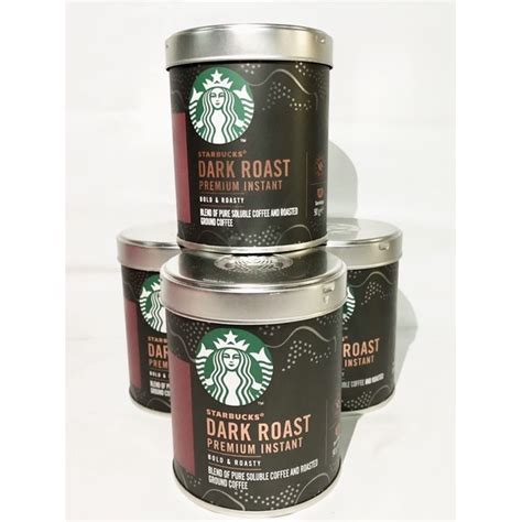 Starbucks Dark Roast Premium Instant Coffee 90g Shopee Malaysia