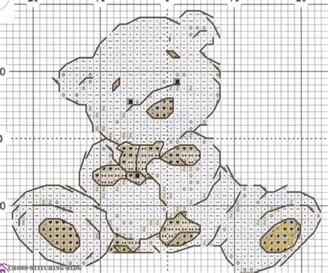 Alphabet / number chart and blank graph provided. Cross Stitching Blog » Archive » Lickle Ted with a toy ...