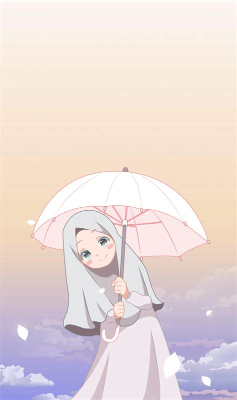 Gratis 98 Kumpulan Wallpaper Anime Hijab Hd Terbaru Background Id