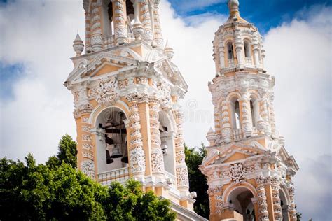 Catholic Church At Puebla Mexico Stock Image Image Of Historically