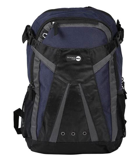 Black And Blue Laptop Backpack Manufactured For Dell Laptops Buy