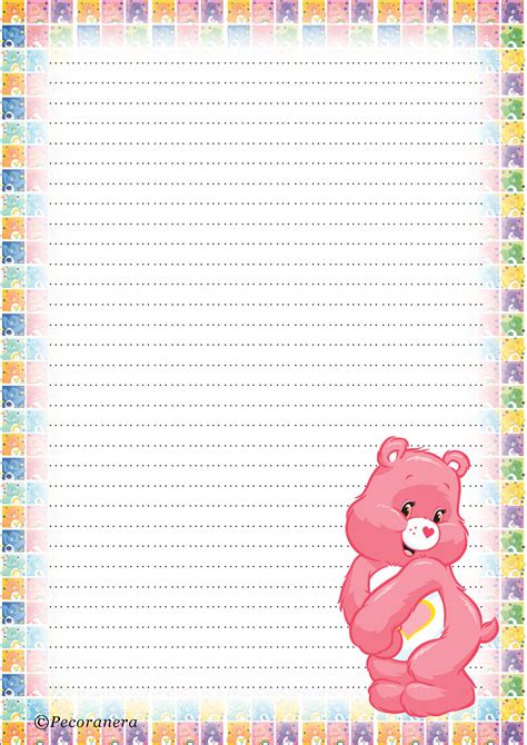 Printable Lined Paper Free Printable Stationery Kids Planner Planner