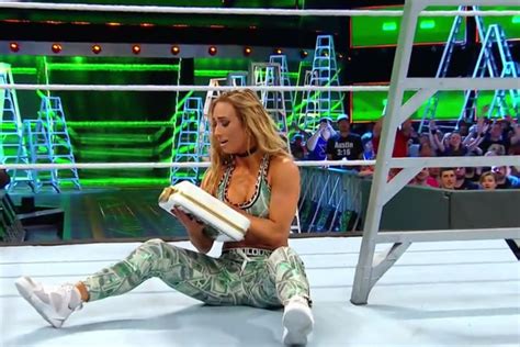 2017 Wwe Money In The Bank Results Carmella Won 1st Ever Womens Money